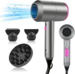 CASAMAA Professional Ionic Hair Dryer Powerful AC Motor Quick Drying with 2 Speed 3 Heat Setting