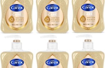 Carex Advanced Care Moisturising Antibacterial Hand Wash Pack of 6 x 250ml Shea Butter