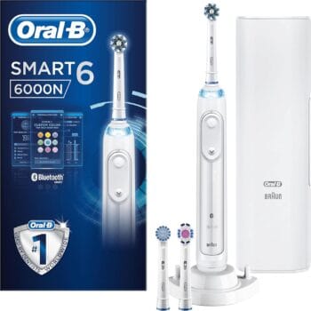 Oral-B Smart 6 Electric Toothbrushes For Adults, App Connected Handle