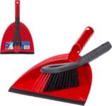 Vileda Dust Pan & Brush Set - 2in1 Brush and Pan Set