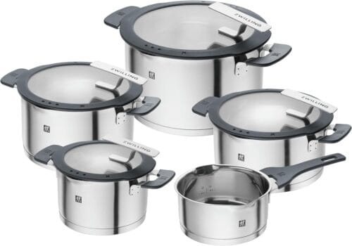 ZWILLING Simplify Stainless Steel Pot Set, 5 Pieces