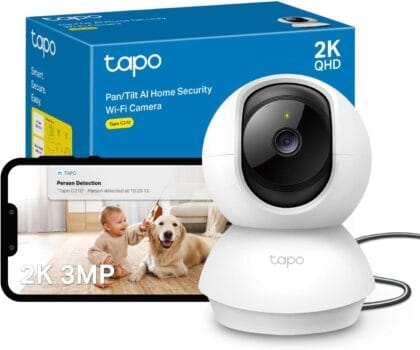 Tapo C210 2K 3MP Pan/Tilt Indoor Camera House Security Camera