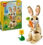 LEGO Creator 3in1 Cute Bunny Toy - Animal Figure Transforms into a Llama or Seal Toy