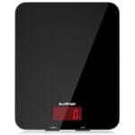 ACCUWEIGHT 201 Digital Kitchen Scales with Tempered Glass Platform