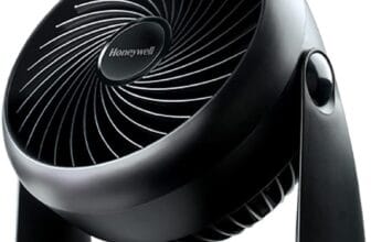 Honeywell TurboForce Power Fan (Quiet Operation Cooling, 90° Variable Tilt, 3 Speed Settings, Wall Mount Feature, Table Fan) HT900E
