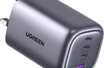 UGREEN USB C Charger 100W Fast Charger Plug Nexode 4-Port GaN Laptop Charger Compatible with MacBook Pro M3/Air