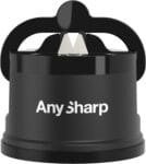 AnySharp Knife Sharpener, Hands-Free Safety, PowerGrip Suction