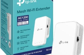 TP-Link RE330 AC1200Mbps WiFi Extender Booster, Ethernet Port, EasyMesh