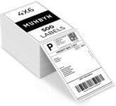 MUNBYN Thermal Labels 4x6 Fanfold for Label Printer