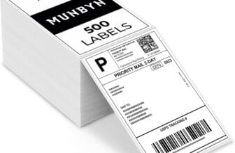 MUNBYN Thermal Labels 4x6 Fanfold for Label Printer