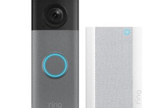 Ring Bundle: Battery Video Doorbell (Newest Gen) Retinal 2K & 6x Zoom + Chime Pro