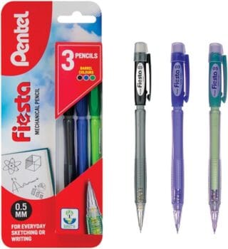 Pentel Fiesta Mechanical Pencil - Pack of 3