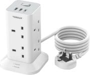 TESSAN Tower Extension Lead with USB C Slots