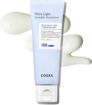 COSRX Ultra-Light Invisible Sunscreen SPF 50 Face Moisturiser, PA++++ Korean Sunscreen