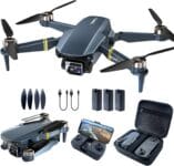 Drone with Camera 4K for Beginners, 2650ft (800m) Control Range, Super Endurance Foldable WiFi Quadcopter with Brushless Motor
