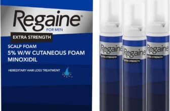 Regaine For Men Extra Strength Foam - Scientifically Proven To Help Stop Hereditary Hair Loss