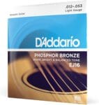 D'Addario Guitar Strings - Phosphor Bronze Acoustic Guitar Strings