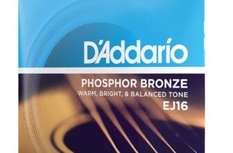 D'Addario Guitar Strings - Phosphor Bronze Acoustic Guitar Strings
