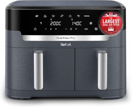 Tefal XXL Fryer 11 L, Double Drawer Oil-free, Very Crunchy