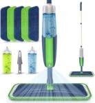 Spray Mops for Cleaning Floors - MEXERRIS Floor Cleaning Mop with 5 Reusable Microfiber Pads 2 Refillable Bottles