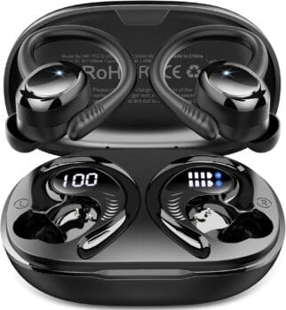 Wireless Earbuds Sport, 2026 Bluetooth 5.4 Headphones Running, HiFi Stereo Deep Bass in Ear buds