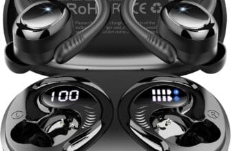 Wireless Earbuds Sport, 2026 Bluetooth 5.4 Headphones Running, HiFi Stereo Deep Bass in Ear buds