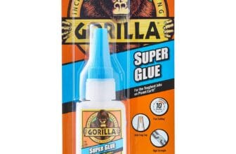 Gorilla Super Glue, 15g – All Purpose, Impact Tough & Fast Setting