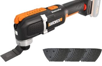WORX WX696.9 Sonicrafter Cordless Oscillating Multi-Tool, Power Share, Variable Speed with Accessories