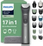 Philips Multigroom 7000 Series All-in-One 17-Piece Trimmer - Shaver and Clipper for Beard, Nose, Hair, and Body