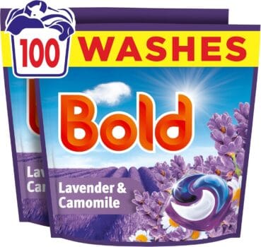 Bold Lavender and Camomile PODS® Washing Liquid Laundry Detergent Capsules 100 Washes