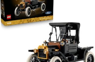LEGO Icons Ford Model T - Retro Car Model Kit for Adults - Collectible Display Set w/Fabric Roof