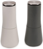 Joseph Joseph Milltop Non-Spill Salt and Pepper Mill Set White/Grey