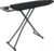Rainberg Folding Ironing Board, 122 x 38cm Ironing Surface, Adjustable Height Up To (78-91cm) Black