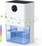 Dehumidifier for Home, 63.36 OZ Electric Dehumidifiers 400ML/Day Ultra Quiet 4/8H Timer