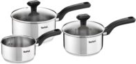 Tefal Comfort Max 3 Peice Stainless Steel Set