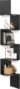 VASAGLE 5-Tier Corner Shelf, Display Floating Shelf in Living Room
