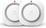 Smoke Alarms for Home, Smoke Alarm with 10 Years Life, 2 Pack, White