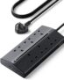 UGREEN Extension Lead with USB Slots, 6 Way Power Strip with 1 USB C & 3 USB A