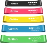 Gritin Resistance Bands, Set of 5