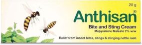 Anthisan Bite & Sting Cream Relief from insect bites, stings & stinging nettle rash, 20 g