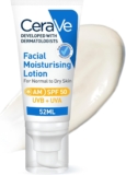 CeraVe AM Facial Moisturising Lotion Normal To Dry Skin 52ml With UV SPF 50 With Voucher