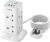 TESSAN Tower Extension Lead with USB C Slots, 8 Way Plug Extension Socket with Switch