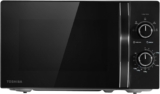 TOSHIBA Black Mirror Front Microwave 20 Liter 700W Manual Control MW2-MM20PF(MB)