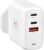 Masterplug Super-Fast USB Charging Plug with Single Type A and Two Type C Charging Ports, 67 Watts, White