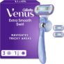 Gillette Venus Extra Smooth Swirl Women’s Razor, 3 Refill Razor Cartridges
