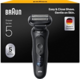 Braun Series 5 Electric Shaver 52-N1000SI, Black