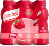 SlimFast • Strawberry Meal Replacement Shake • 204 Cals 6 x 325 ml