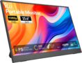 Rii Portable Monitor, 15.6 inch 1080P FHD IPS Display with Cover & kickstand