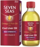 Seven Seas Omega-3 Fish Oil Plus Cod Liver Oil MAX Strength 450ml Liquid