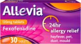 Allevia Hayfever Allergy Tablets, Prescription Strength 120 mg Fexofenadine 30 Tablets